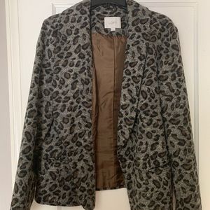 Leopard blazer